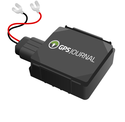 GPSjournal har enheter för fast installation till bilbatteriet i motorutrymmet för att skicka information om digital körjournal.